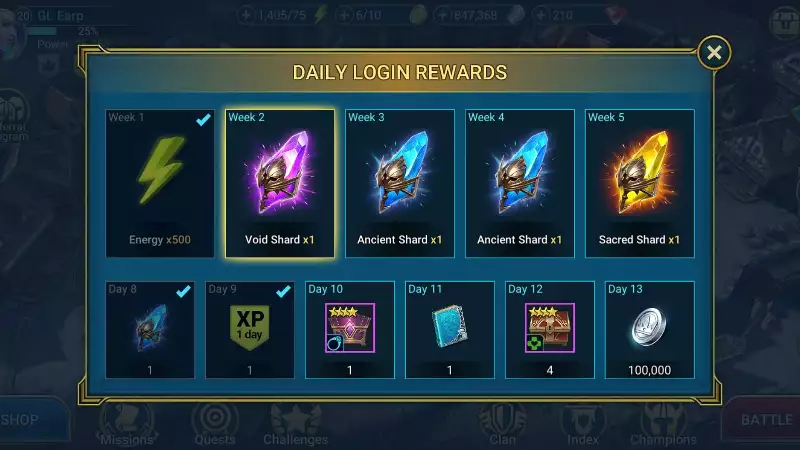 How To Get Sacred Shards In Raid Shadow Legends Daily login Rewards