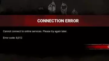 Dead By Daylight Error Code 8012: How To Fix