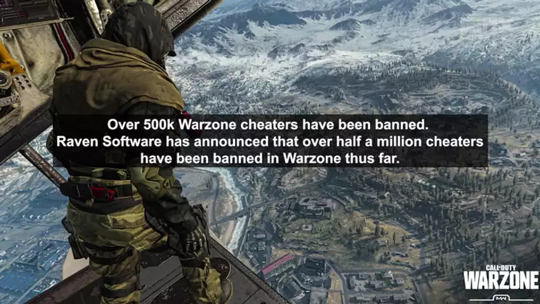 IN FEED: Over 500k Warzone cheaters have been banned