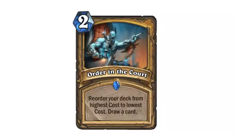 Order in the court hearthstone