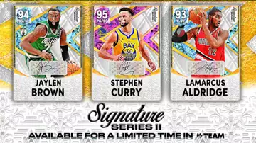 NBA 2K22 MyTeam Signature Series II: New items, auction outlook, more.