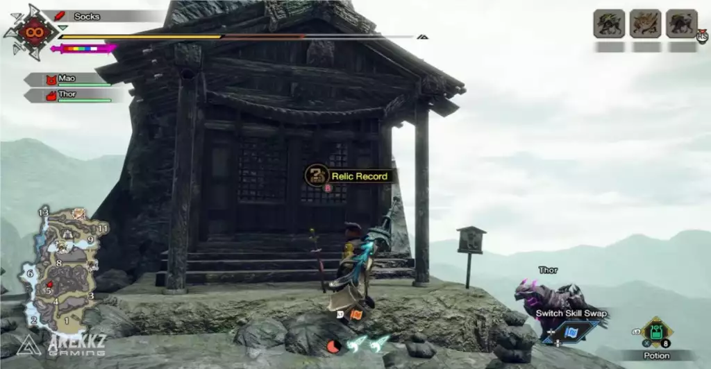 Buddy Recon Point location for Shrine Ruins.