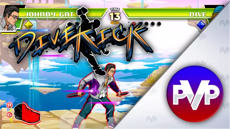 Divekick: A Fighting Game With Only Two Buttons?!