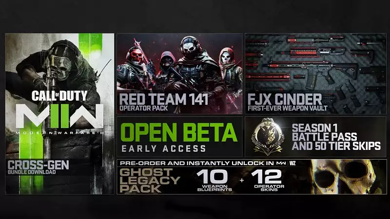 COD Modern Warfare 2 open beta early access release date schedule platforms how to join codes redeem Call of Duty
