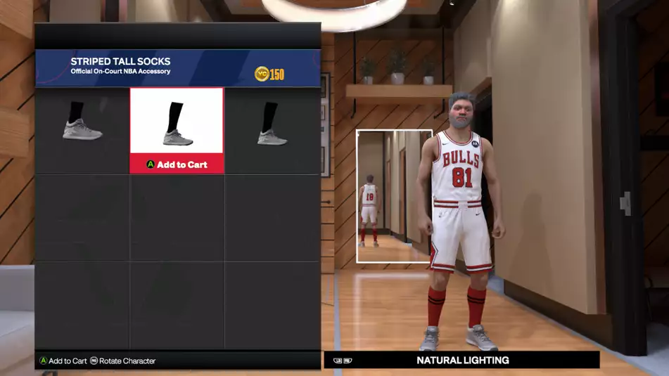 NBA 2K24 On-Court Socks