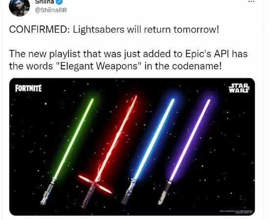 Fortnite Chapter 3 Season 2, Pictures Of Lightsabers In Fortnite