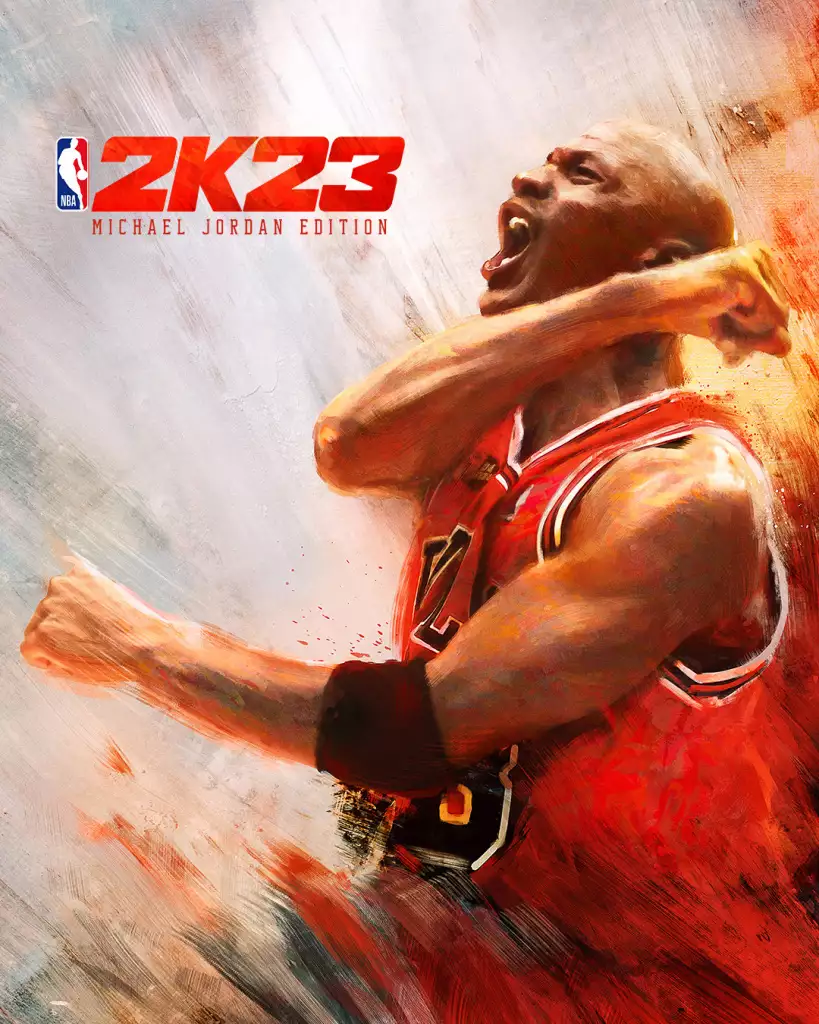 NBA 2K23 Michael Jordan cover athlete