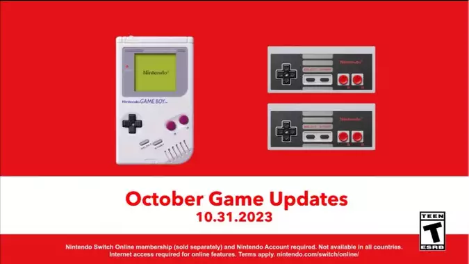 Three New Games Added To Nintendo Switch Online In October Update