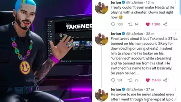 Fornite pro Takened admits to cheating, claims to join NRG