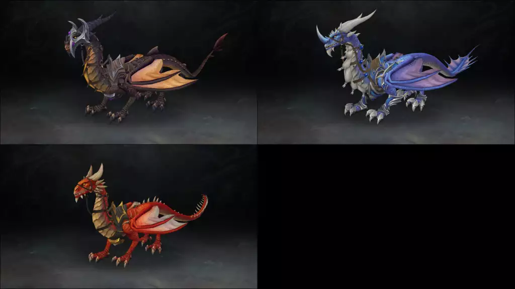 New mount and its customizations in WoW 10.1 update.