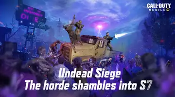 Undead Siege zombie mode extended to COD Mobile Season 7