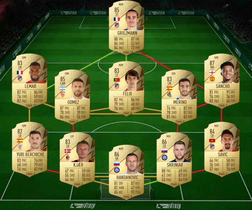 fifa 22 team of the season tots squad building challenge serie a tim sbc