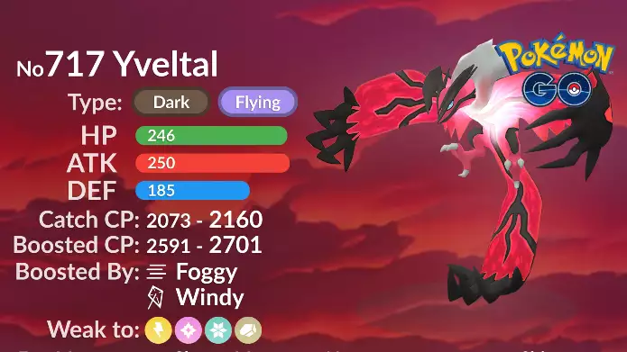Pokémon GO Yveltal Counters And Weaknesses strengths and more