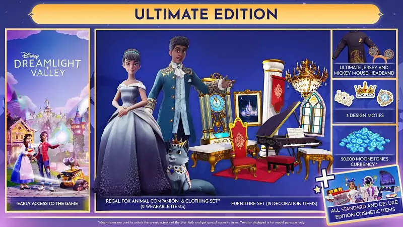 Disney Dreamlight Valley founder's pack editions early access how to get items price deluxe standard ultimate pc playstation xbox nintendo switch