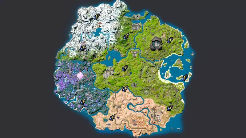 Fortnite Grapple Glove How To Get Grapple Station Locations And More map locations