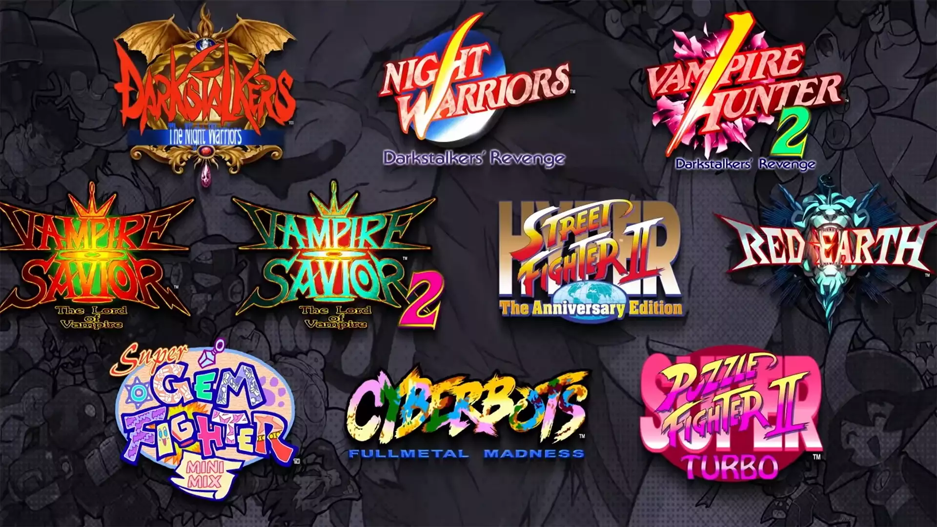 capcom fighing collection games