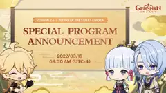 Everything announced in Genshin Impact 2.6 livestream