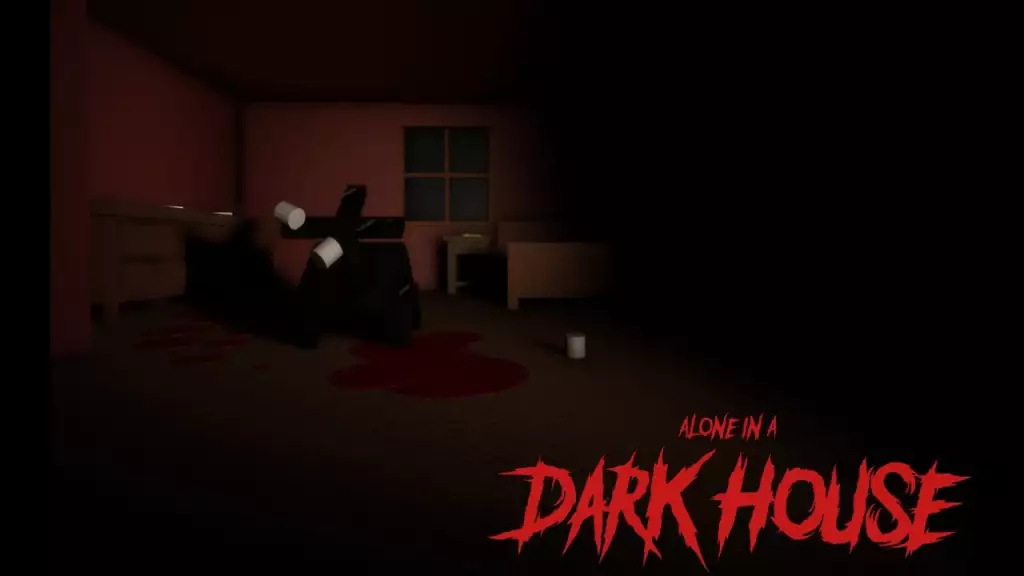 roblox story games alone in a dark house