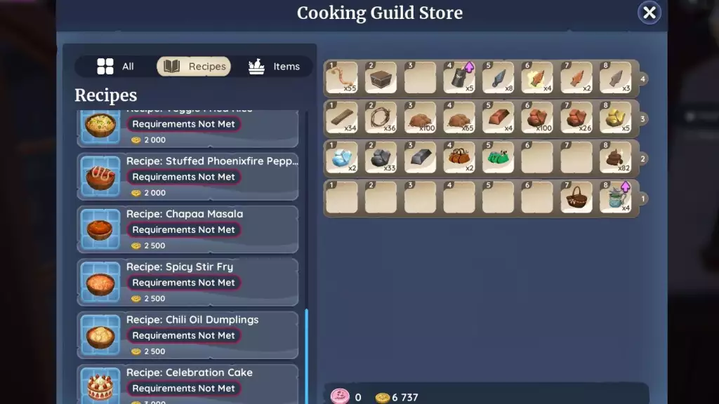 palia bundles guides sear chef bundle how to get items reths cooking guild store recipes chapaa masala stuffed phoenixfire peppers