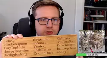 Small streamer raises money to build shelter for abandoned cats, engraves donators' names in wood