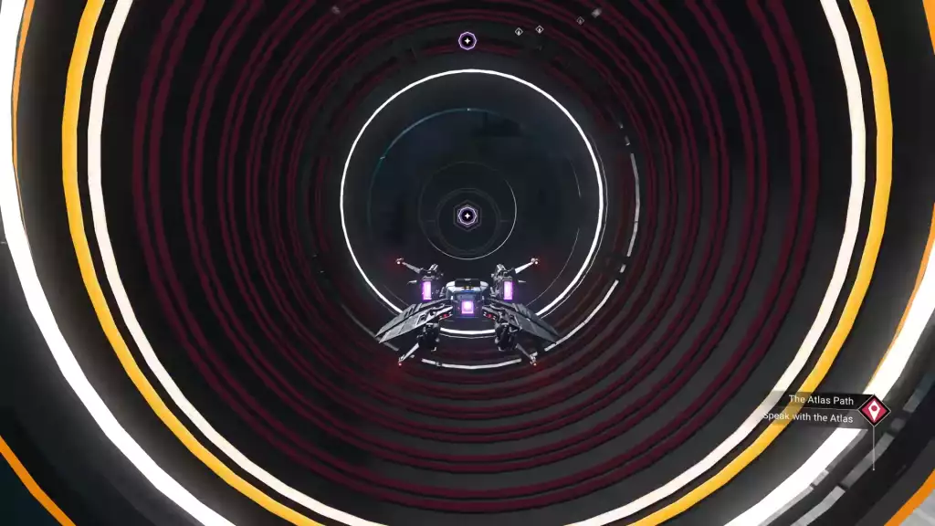 Travelling to a different system in No Man's Sky