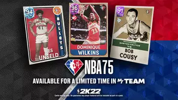 The third drop of the NBA75 Packs is now live in NBA 2K22: New items, bundle prices, more.