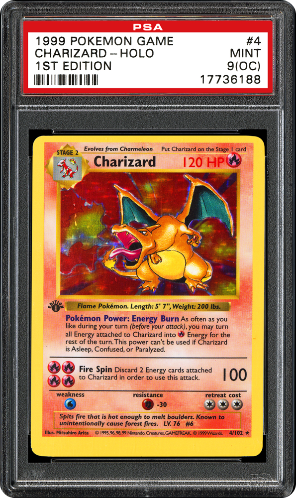 Logic breaks record with purchase of 1st edition Charizard