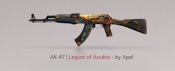 CS:GO Fracture Case weapon skins AK-47 Legion of Anubis