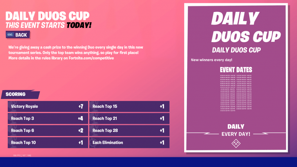 Daily Duos Cup Format Schedule How-To Watch Prize Pool