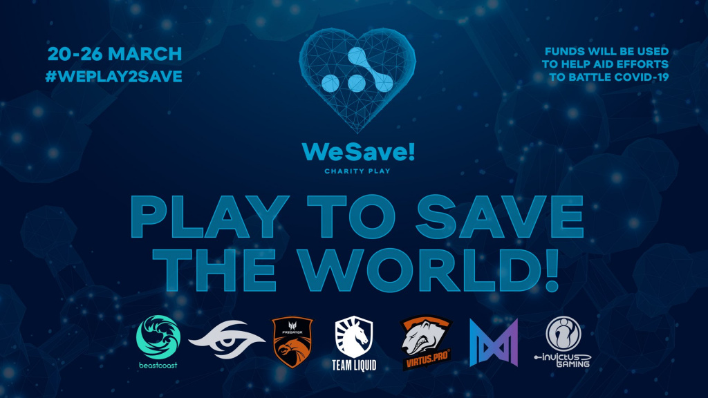 WeSave! Charity Dota 2 tournament schedule how to watch format