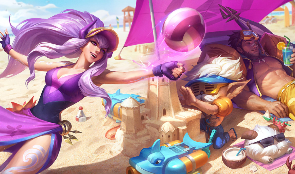 League of legends 2020 pool party skins 