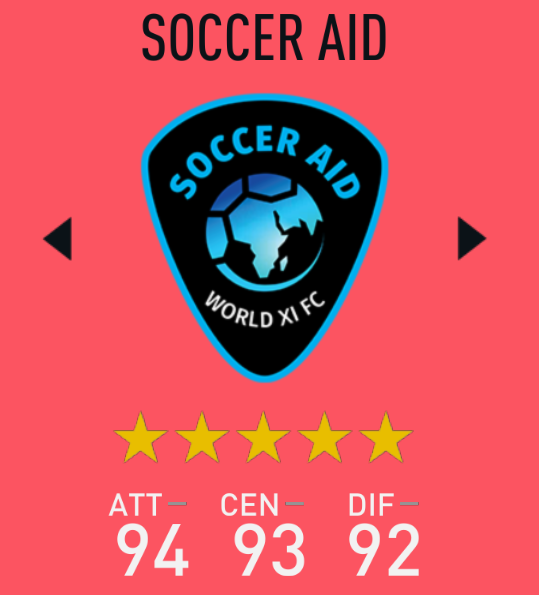 Soccer Aid World XI FIFA 20,