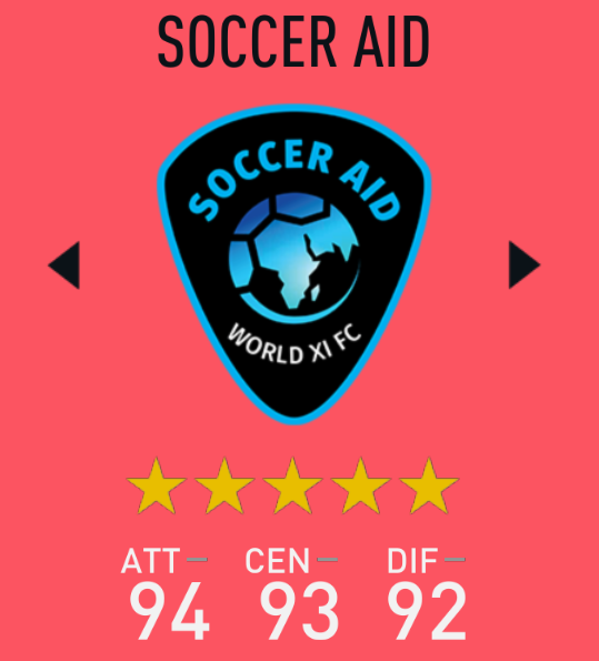 Fifa Gets Special Soccer Aid World Xi Here S How To Get It