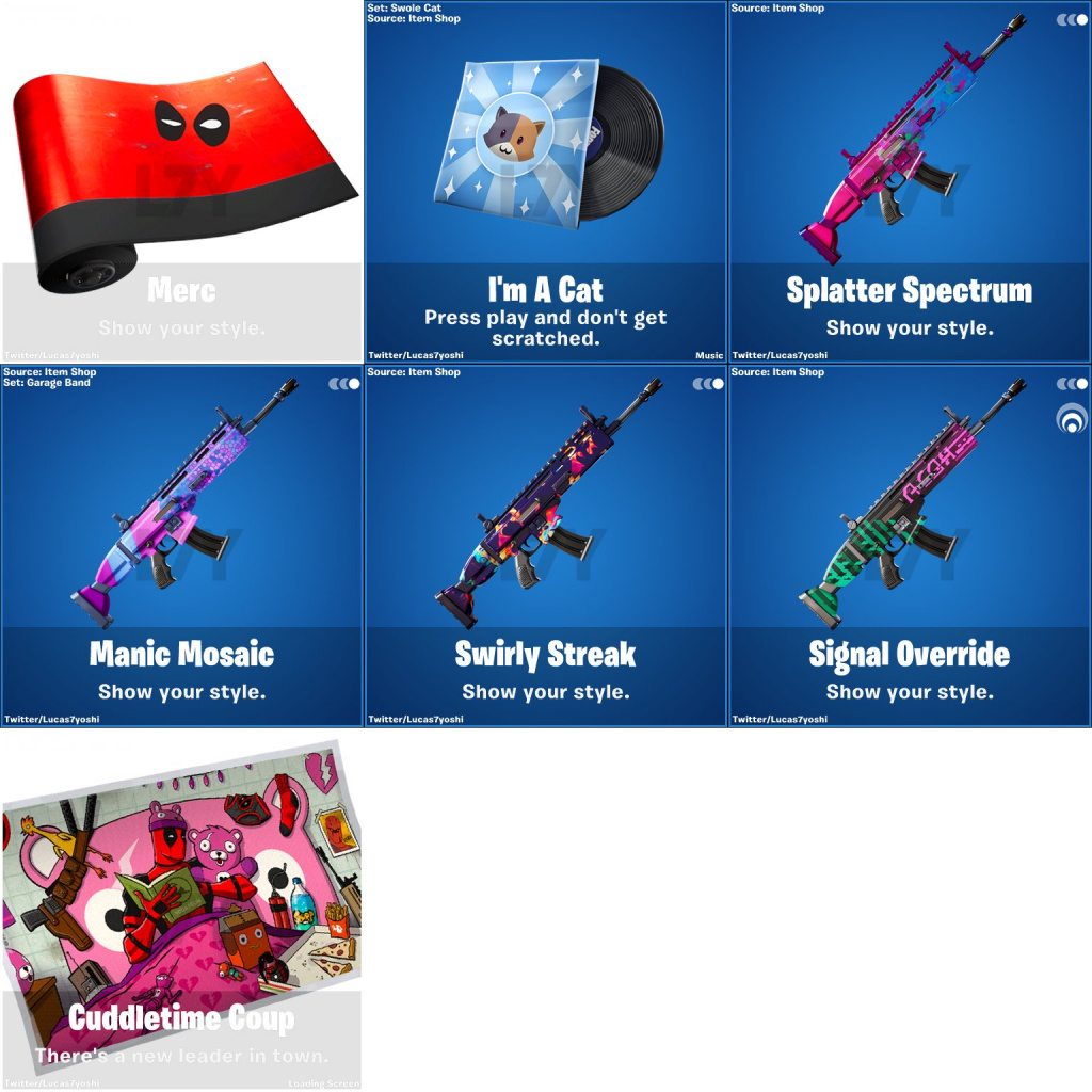 Fortnite V12 20 All The Leaked Reactive Skins Cosmetics And Emotes