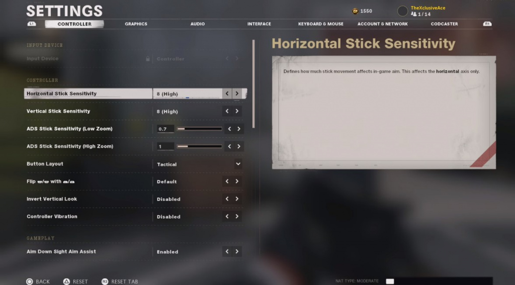 Best Controller Settings In Black Ops Cold War Sensitivity Dead Zone Input Threshold Cancel Reload More Ginx Esports Tv
