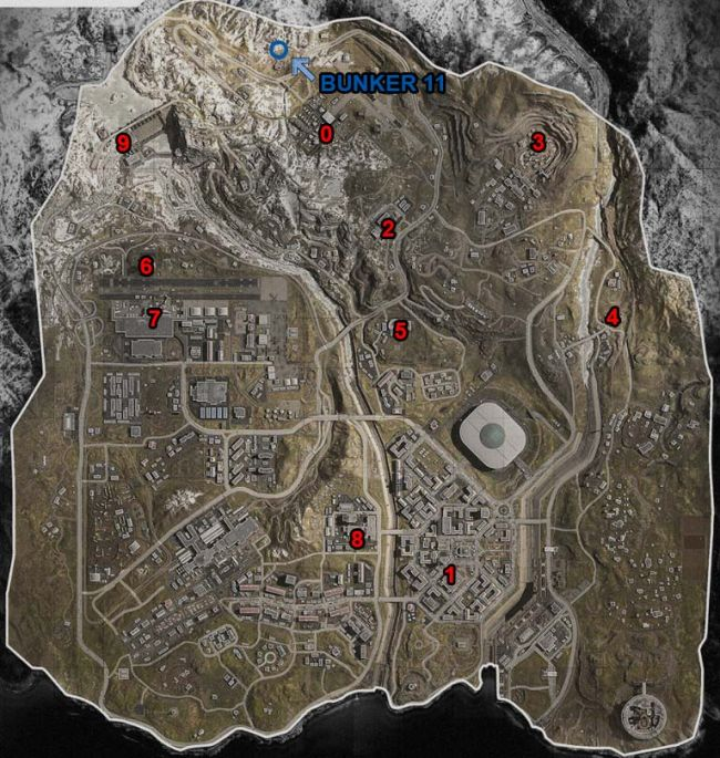 bunker locations in warzone