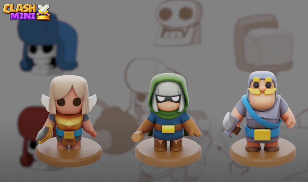 Clash Mini figures characters release date