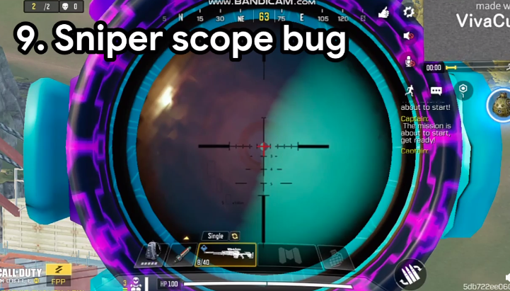 cod mobile sniper scope bug