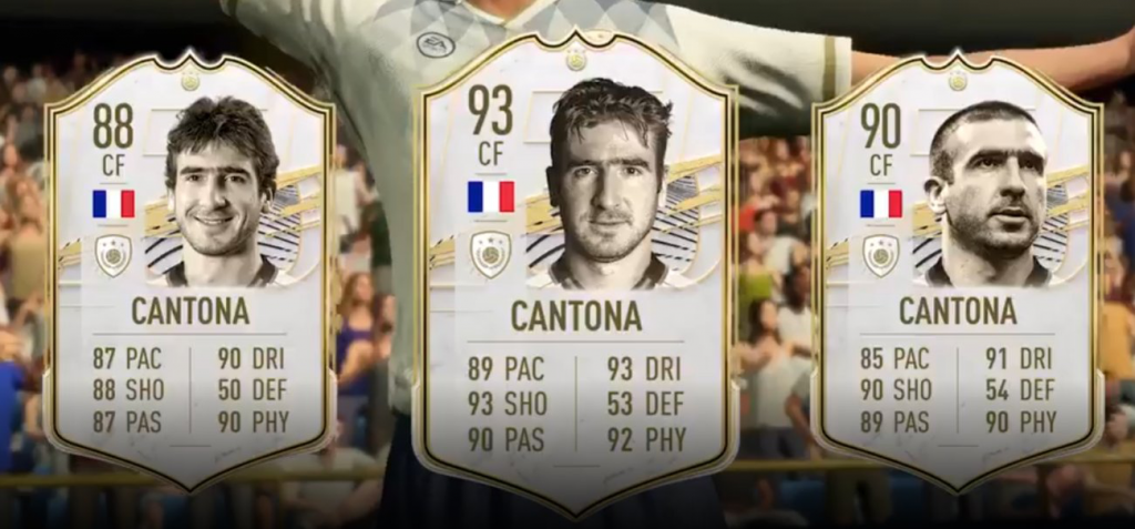 FIFA 21 Eric Cantona Icon Cards moment