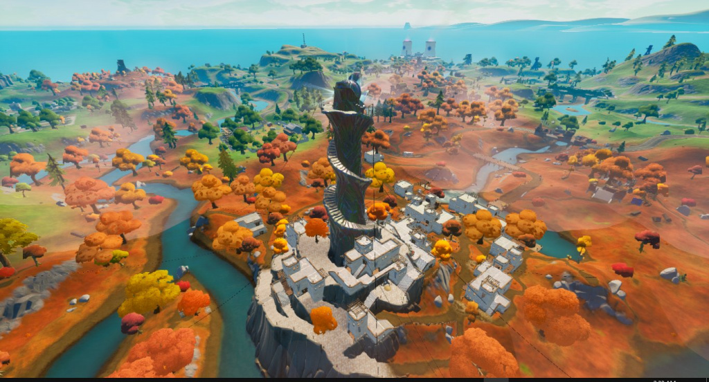 Fortnite Season 6 map poi locations the spire colossal crops