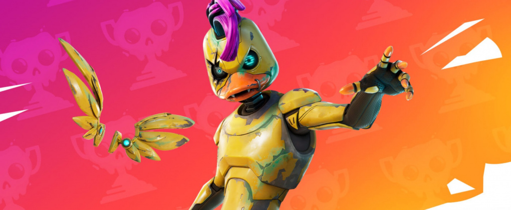 Fortnite websiter skin outfit free Mecha-Feather Backbling spring breakout cup