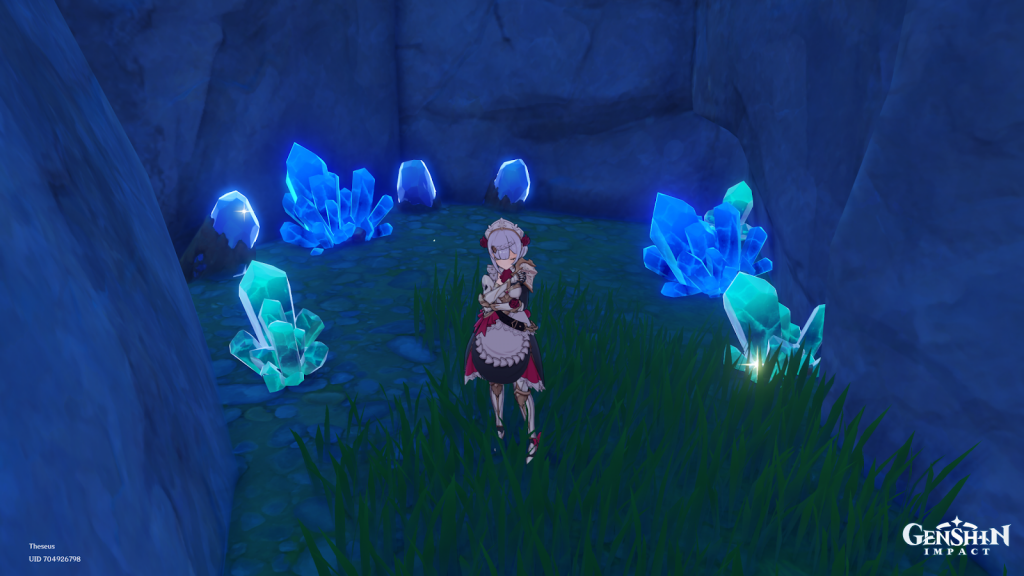 magical crystal chunks ore location