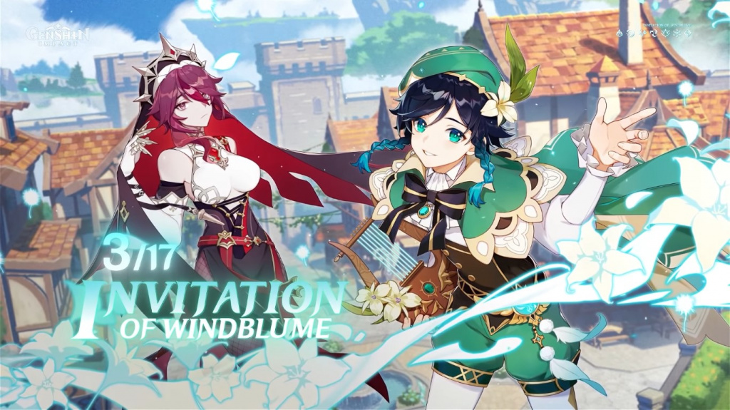 Genshin Impact v1.4 The Windblume Festival, new characters, banners
