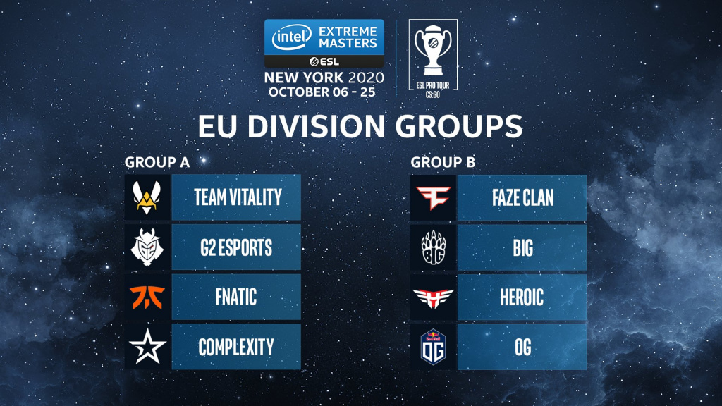 IEM New York Europe schedule prize pool format how to watch teams