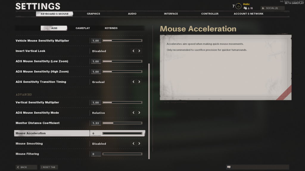 Black ops cold war mouse settings