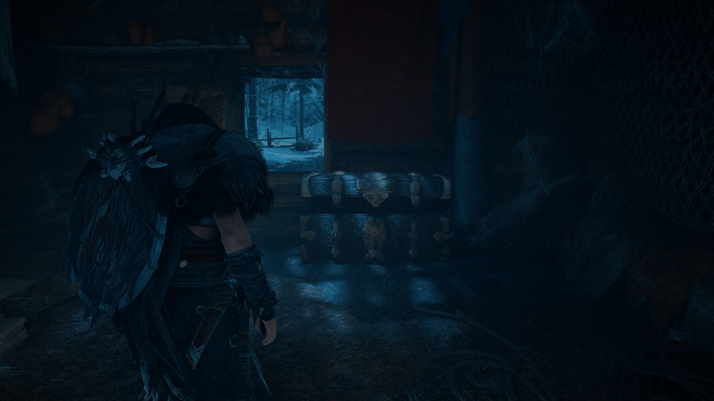 Assassin's Creed Valhalla Deserted Chalet chest key location GINX