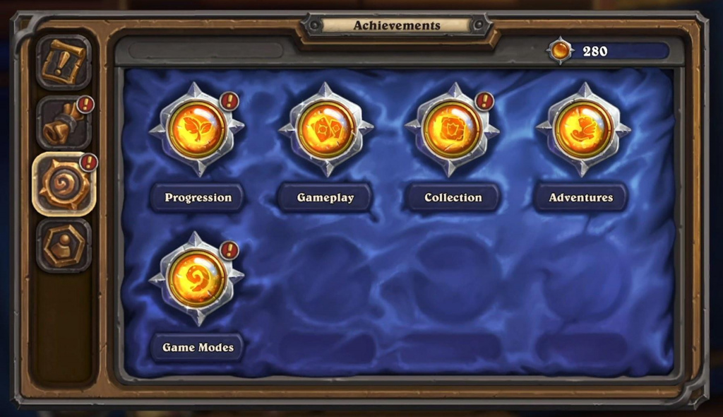 Hearthstone 19.0 Patch Achievements System