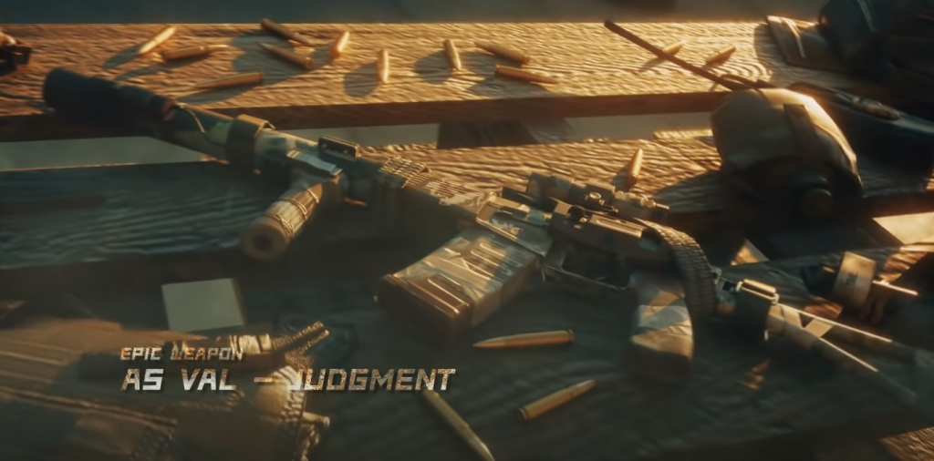 COD Mobile Season 2 Battle Pass epic weapon as val judgment blueprint