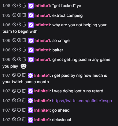 nrg Infinite toxic twitch chat