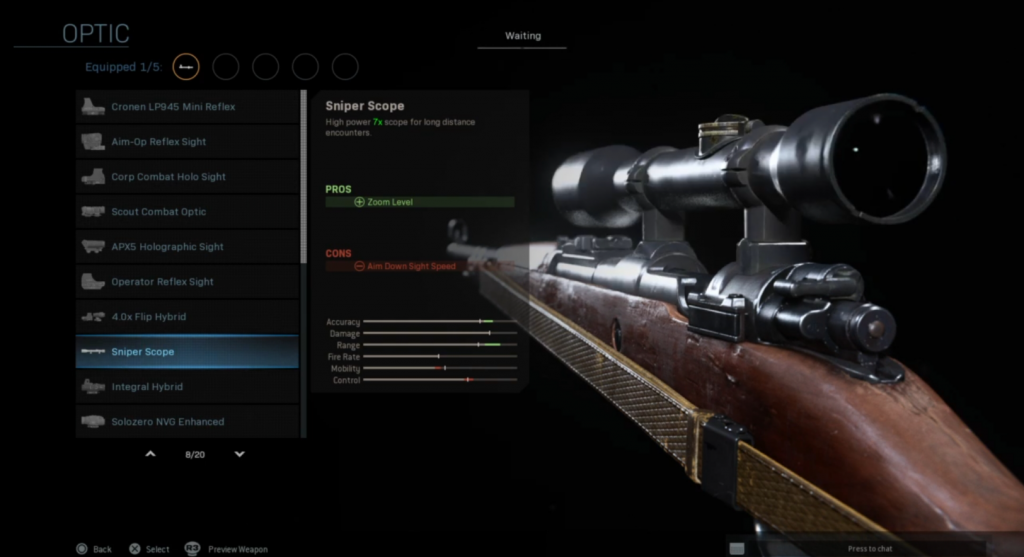 Kar98k warzone best loadout sniper scope